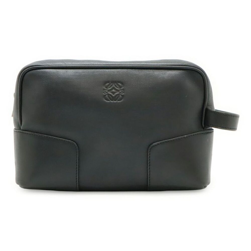 Loewe Anagram Leather Clutch Bag